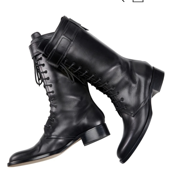 Tamara Mellon Shoes - Tamara Mellon mid calf combat boots